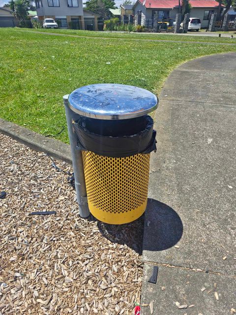 photo of rubbish on playground