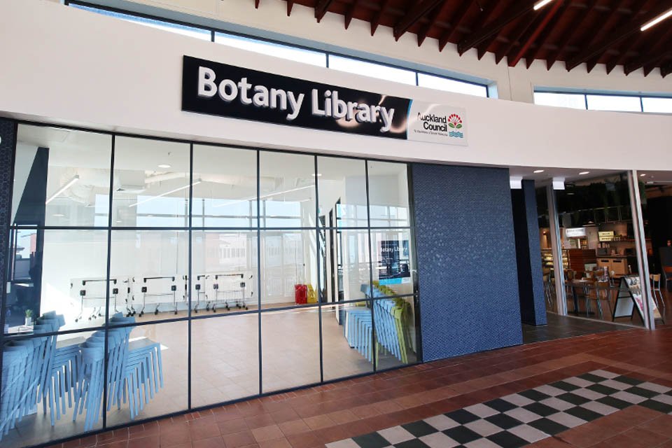 image of botany library outside